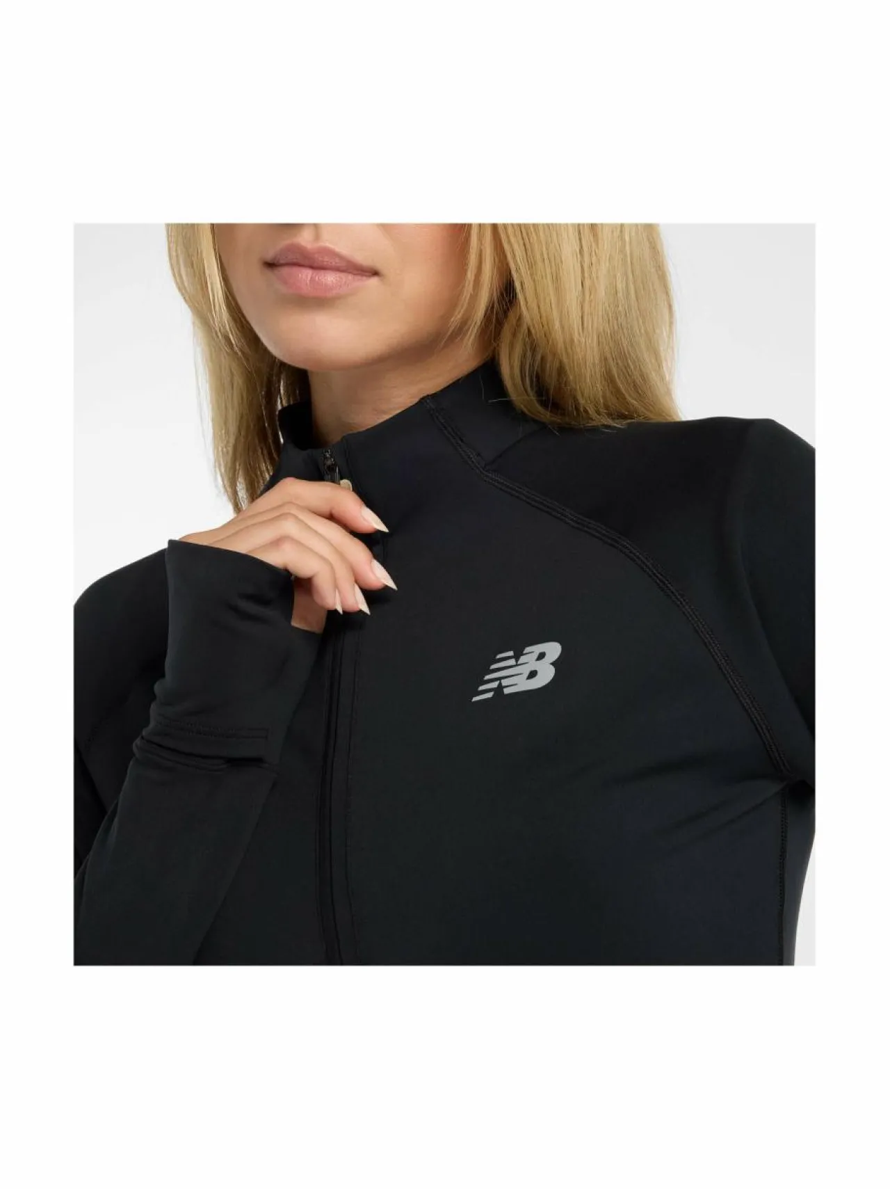 Paidat, Hupparit & Colleget<New Balance NB Harmony Half Zip -treenipaita BK BLACK