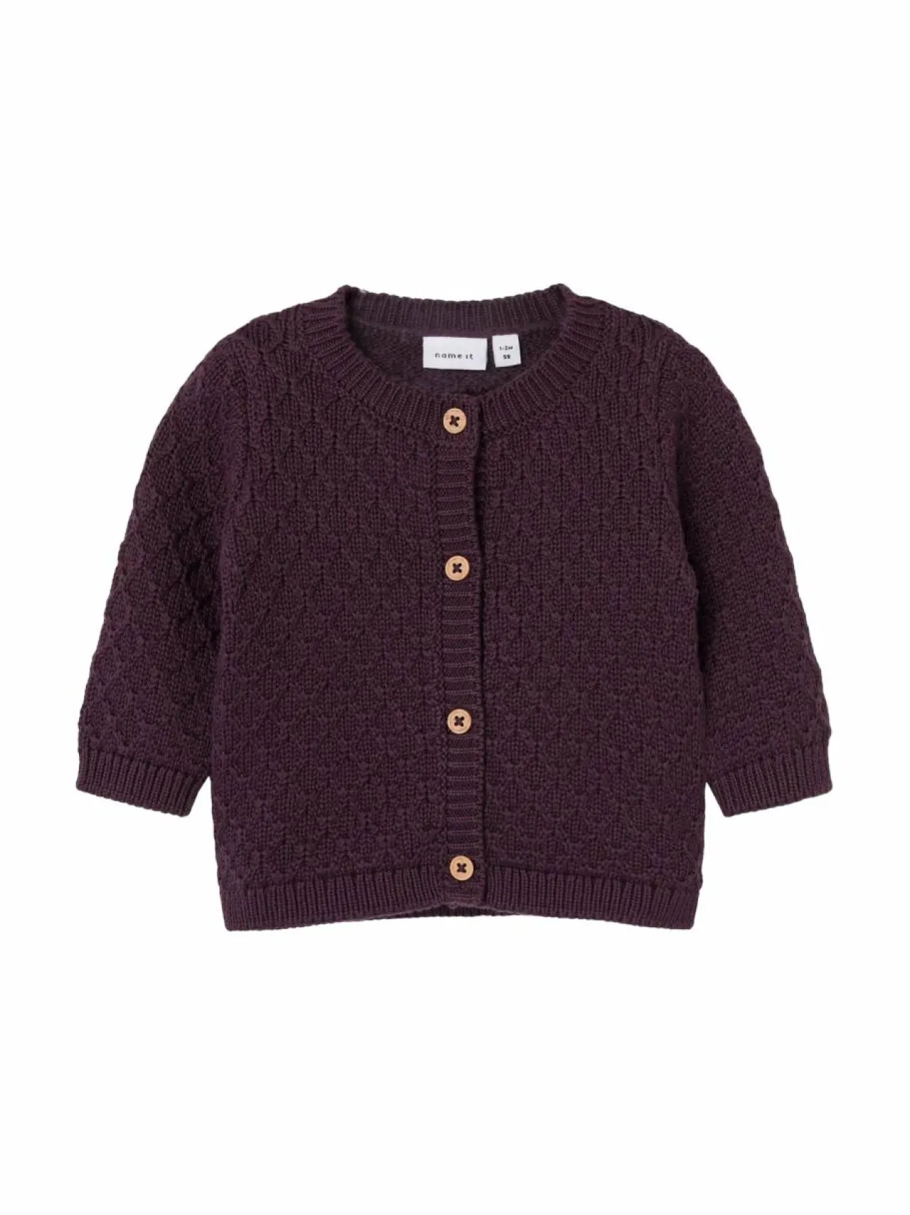 Neuleet<Name It NbfLomille-neuletakki PLUM PERFECT