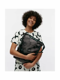 Olkalaukut<Marimekko Neat Crossbody Unikko M -olkalaukku 999 DARK GREY, GREY