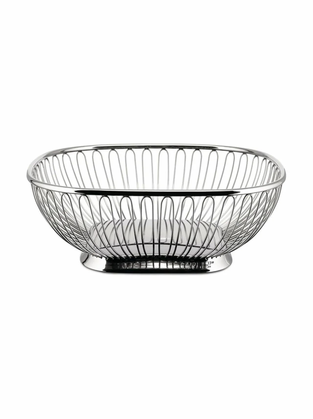 Tarjoiluastiat<Alessi Nelikulmainen teräslankakori 23 x 23 cm NOCOL
