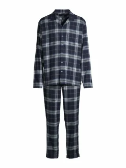 Pyjamat & Kylpytakit<Cap Horn loungewear Ness-flanellipyjamasetti BLUE CHECK