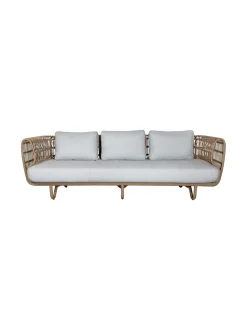 Puutarhakalusteet & Pehmusteet<Cane-Line Nest -kolmen istuttava sohva BEIGE