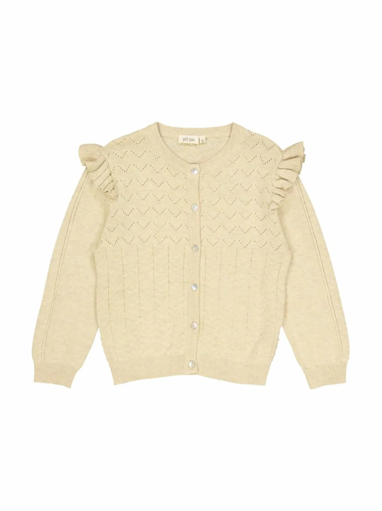 Neuleet<Petit Piao Neuletakki LIGHT SAND