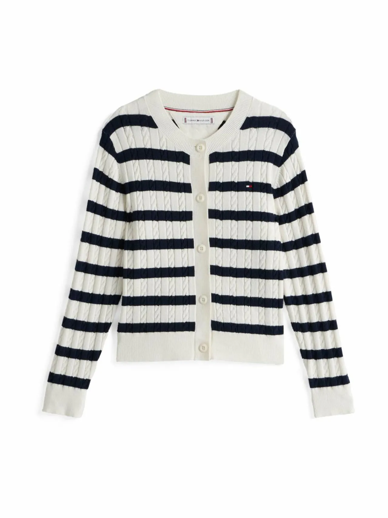 Tommy Hilfiger Neuletakki minipalmikkokuvioinnilla^ Neuleet|Neuleet