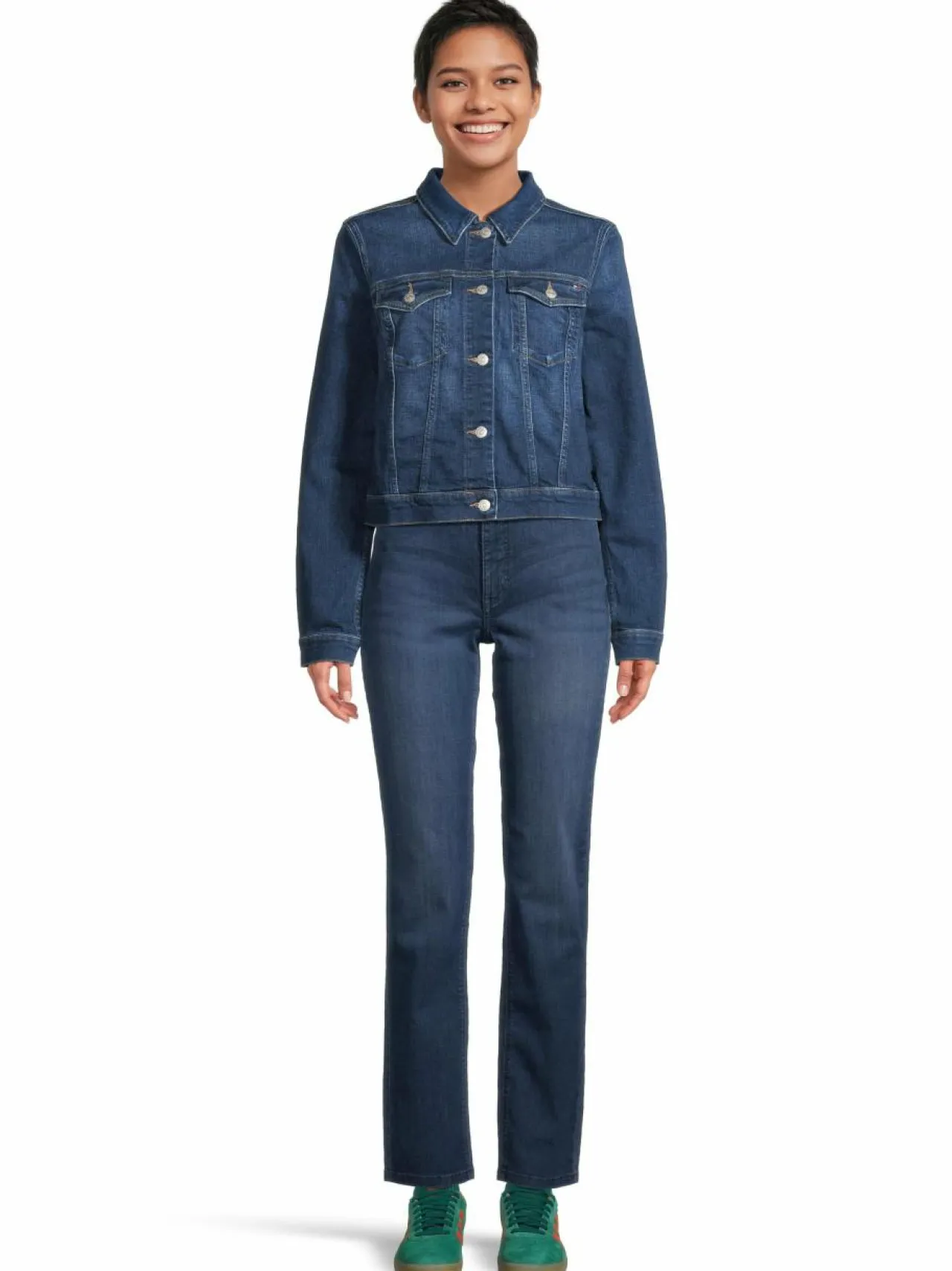 Tommy Hilfiger New Doreen Slim -farkkutakki^ Takit