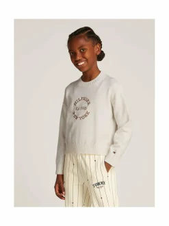 Colleget & Hupparit<Tommy Hilfiger New York -neulepaita Z00 IVORY PETAL