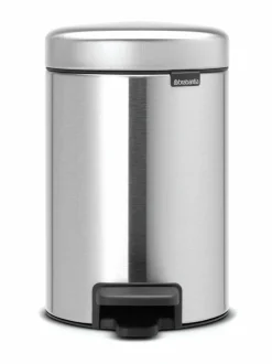 Roskakorit & -Pussit<Brabantia NewIcon-poljinroskakori 3 l MATT STEEL (TERÄS)