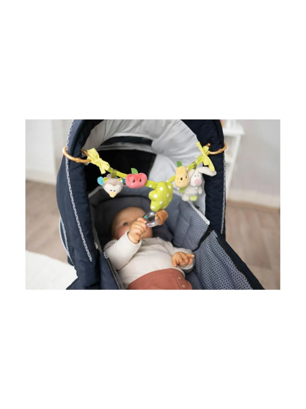 NICI Vaunulelu Helistinketju pupu ja pöllö, 40 cm^ Pehmolelut