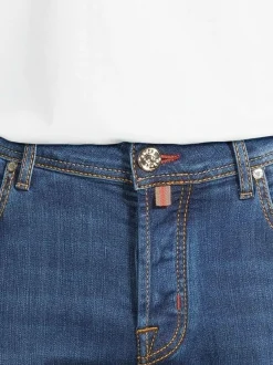 Farkut<Jacob Cohen Nick 5 Pocket Slim Fit -farkut 200D MEDIUM BLUE