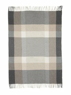 Huovat & Päiväpeitot<Casa Stockmann Nimes-villasekoitehuopa 130 x 180 cm GREY/SAND/SOFT WHITE