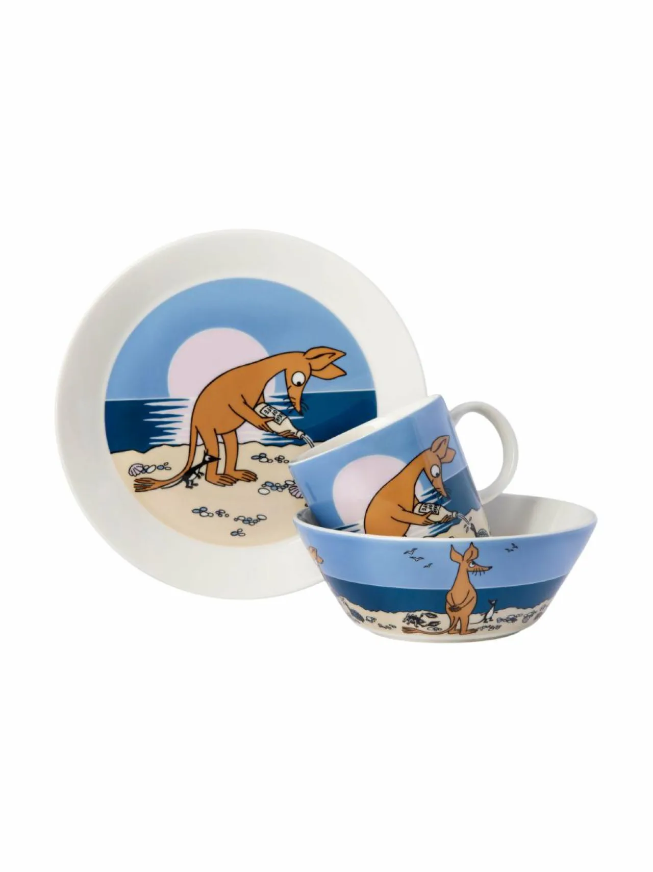 Lautaset & Kulhot<Moomin Arabia Nipsu-kulho 15 cm BLUE
