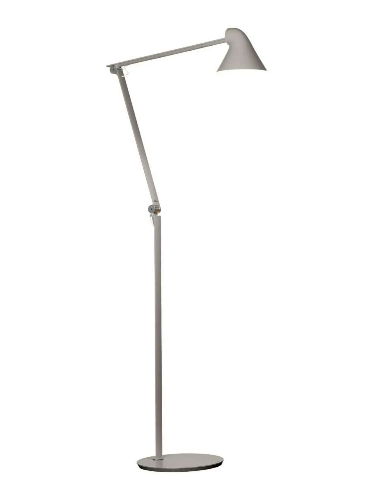 Lattiavalaisimet<Louis Poulsen NJP-LED-lattiavalaisin LIGHT GREY (VAALEANHARMAA)