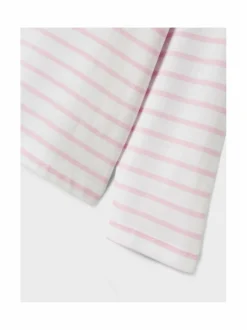 Pitkähihaiset Trikoopaidat<Name It NkfLeslie-trikoopaita SWEET DREAMS STRIPES:BRIGHT WHITE