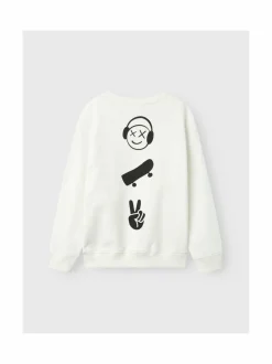 Colleget & Hupparit|Colleget & Hupparit<Name It NkmBearne-collegepaita CLOUD DANCER PRINT:BLACK