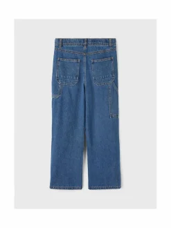 Farkut|Farkut<Name It NkmBen Straight -farkut DARK BLUE DENIM