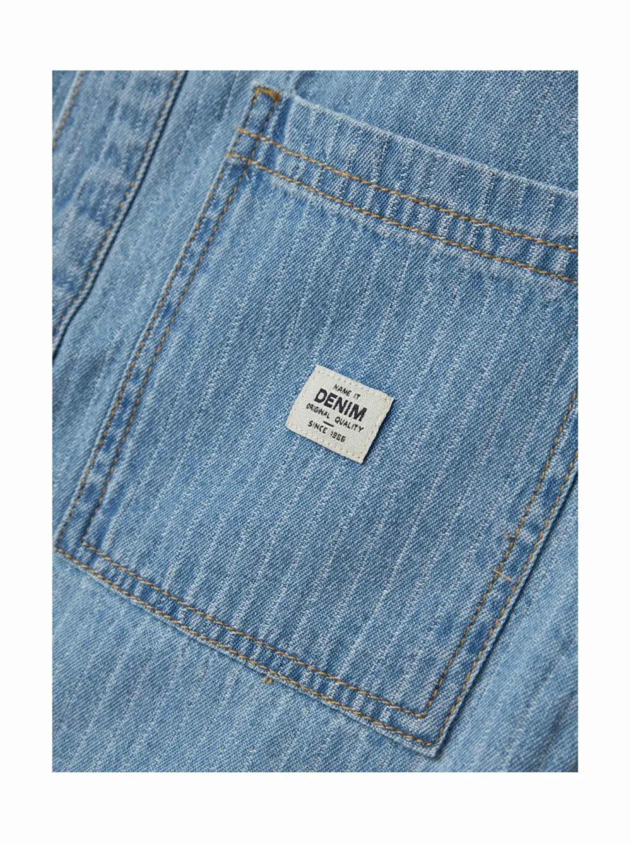 Paidat|Paidat<Name It NkmFelix-paita LIGHT BLUE DENIM STRIPES:STRIPES