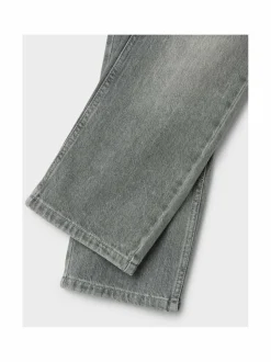 Farkut|Farkut<Name It NkmRyan Straight -farkut LIGHT GREY DENIM