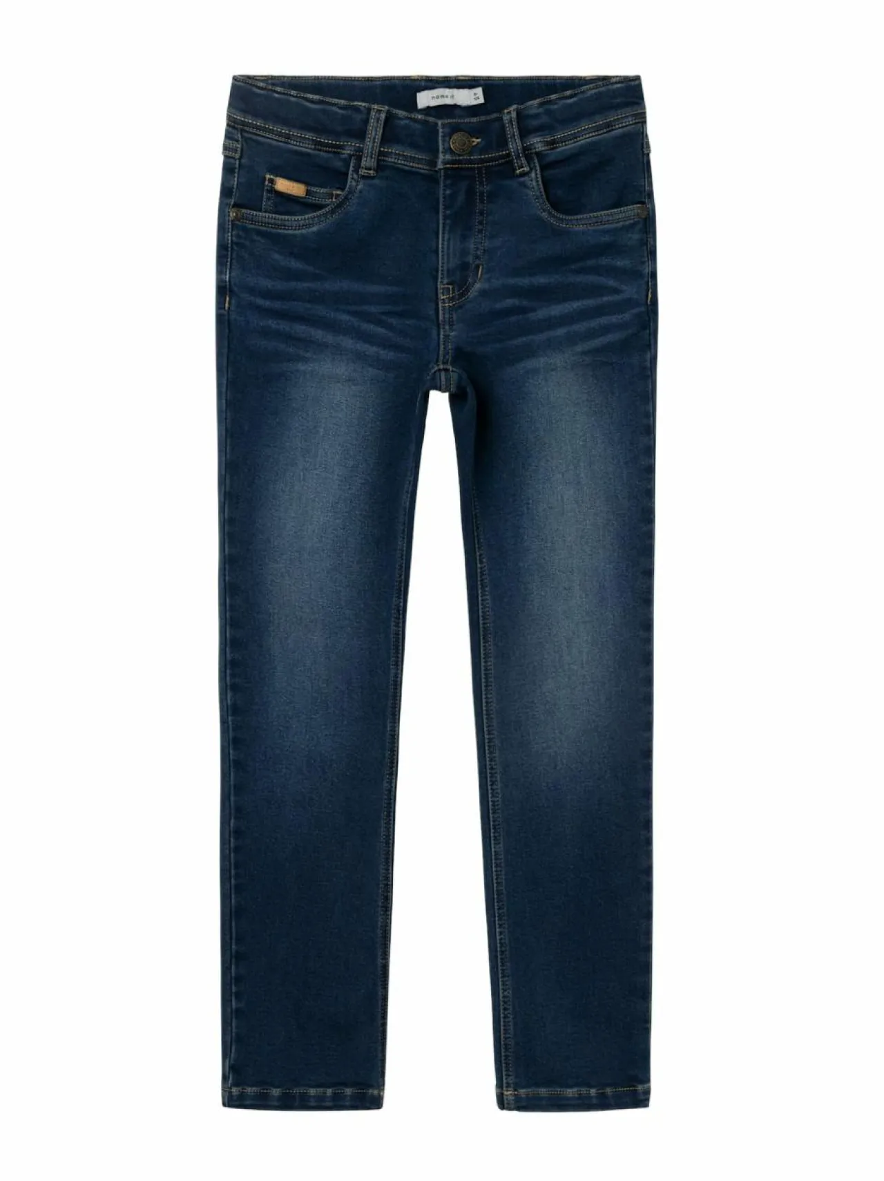 Farkut<Name It NkmSilas Slim Fleece -farkut DARK BLUE DENIM