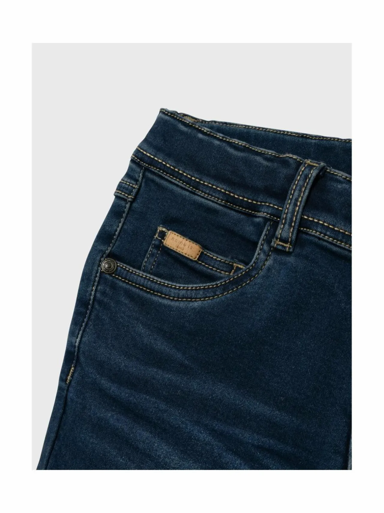 Farkut<Name It NkmSilas Slim Fleece -farkut DARK BLUE DENIM