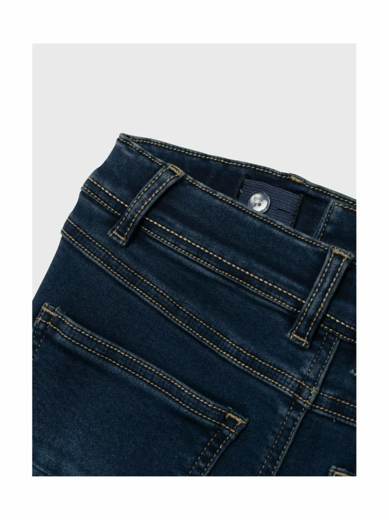 Farkut<Name It NkmSilas Slim Fleece -farkut DARK BLUE DENIM