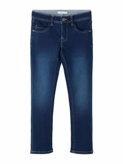 Farkut|Farkut<Name It NkmSilas XSlim -farkut DARK BLUE DENIM