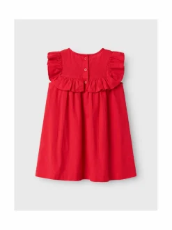 Mekot & Hameet<Name It NmfFalinnen-mekko CHINESE RED