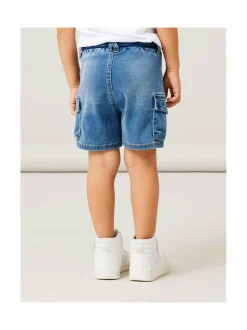 Shortsit<Name It NmmBen Baggy -farkkushortsit MEDIUM BLUE DENIM