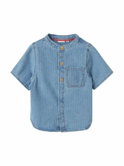 Paidat<Name It NmmFido Dnm -paita LIGHT BLUE DENIM STRIPES:STRIPES