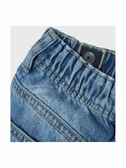 Farkut<Name It NmmSilas Tapered -farkut MEDIUM BLUE DENIM
