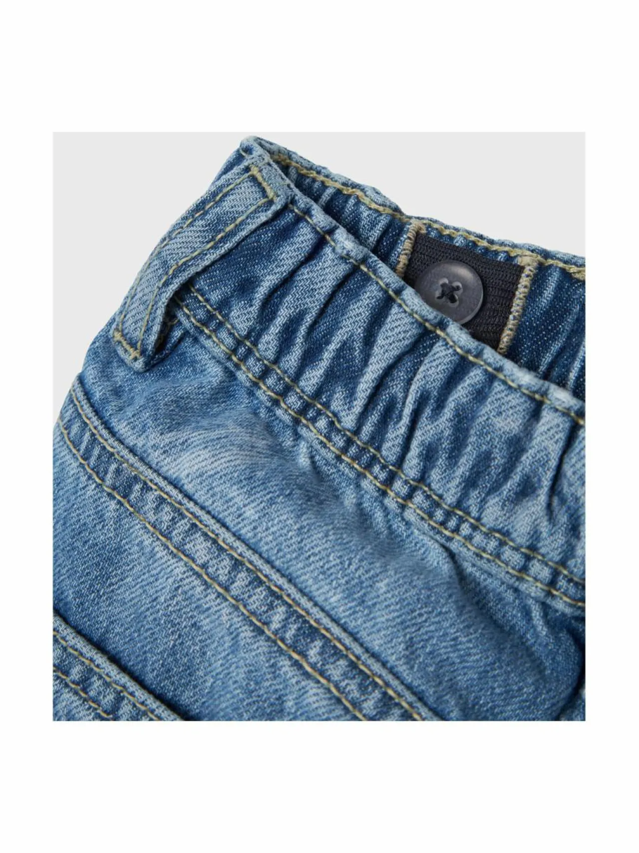 Farkut<Name It NmmSilas Tapered -farkut MEDIUM BLUE DENIM