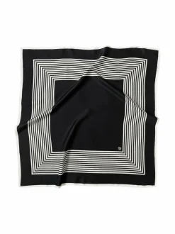 Huivit & Kaulaliinat<lescarf No. 2 -silkkihuivi BLACK & CREAM