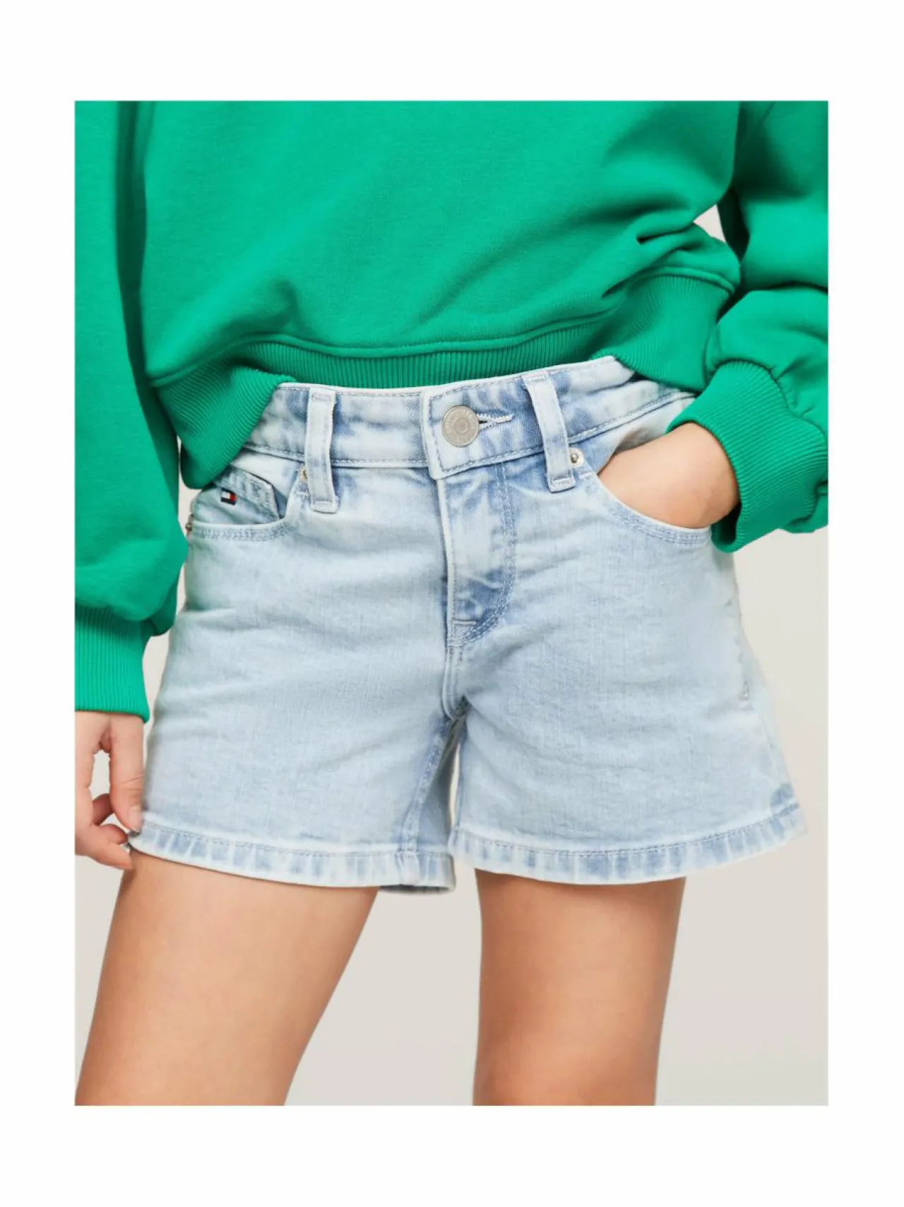 Tommy Hilfiger Nora Soft Light -farkkushortsit^ Shortsit|Shortsit