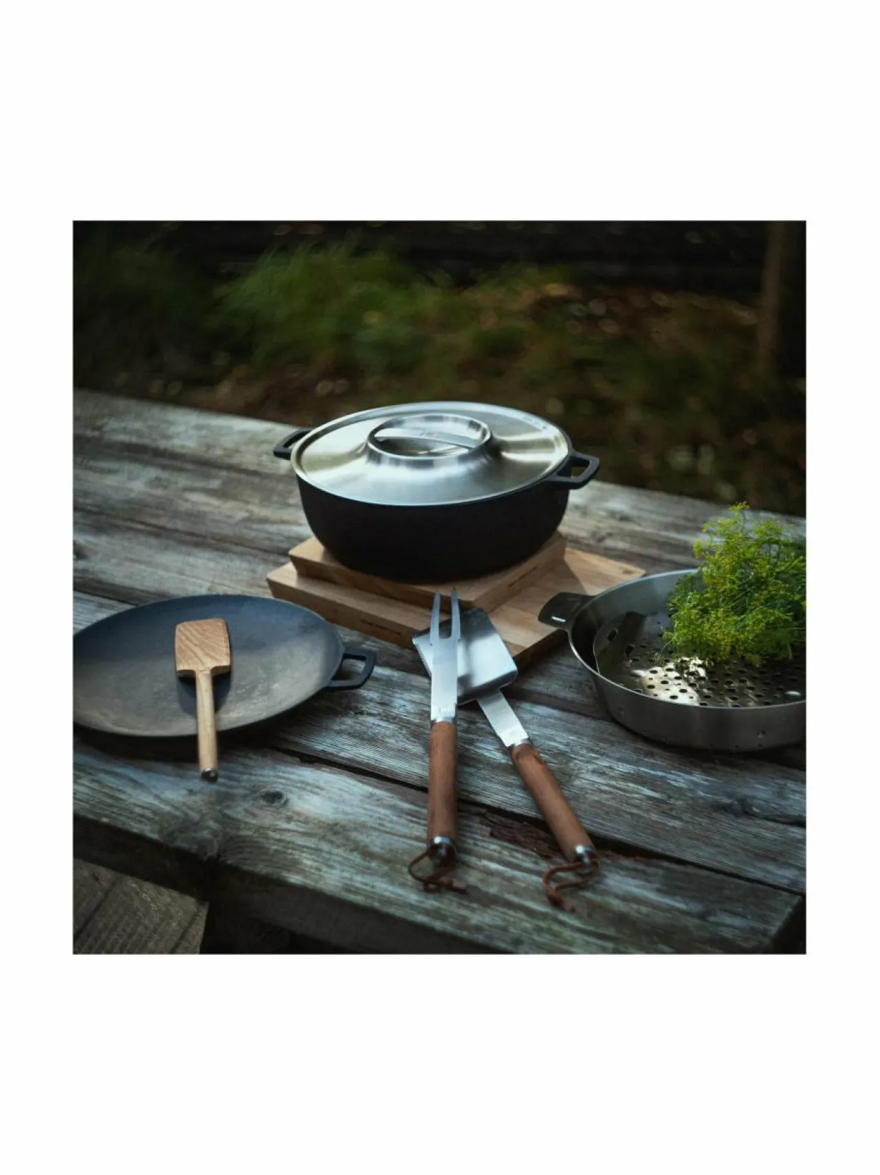 Grillit & Grillitarvikkeet<Fiskars Norden Grill Chef -valurautapata 30 cm BROWN