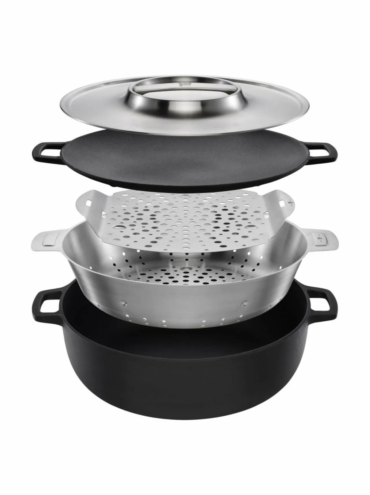 Fiskars Norden Grill Chef -valurautapannu 30 cm^ Grillit & Grillitarvikkeet