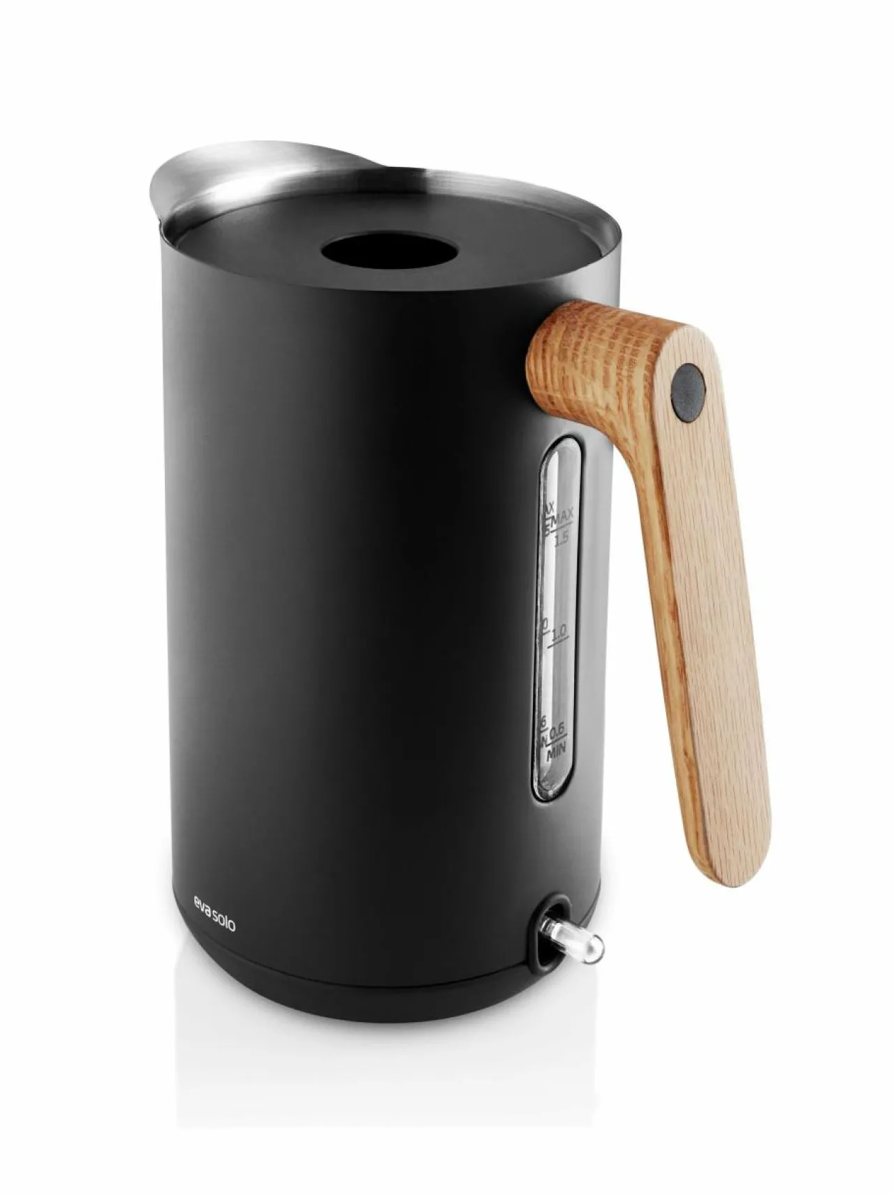 Tee, Kahvi & Vesi<Eva Solo Nordic Kitchen vedenkeitin 1,5 l BLACK