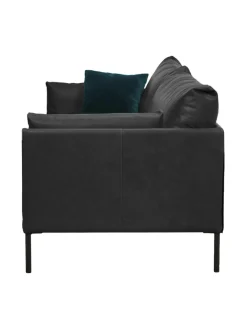 Sohvat & Nojatuolit<HT Collection Nordic -nahkasohva, 210 cm MUSTA