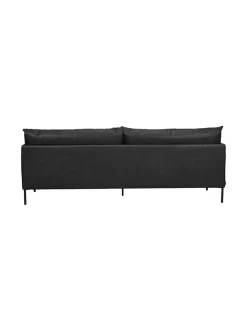 Sohvat & Nojatuolit<HT Collection Nordic -nahkasohva, 210 cm MUSTA
