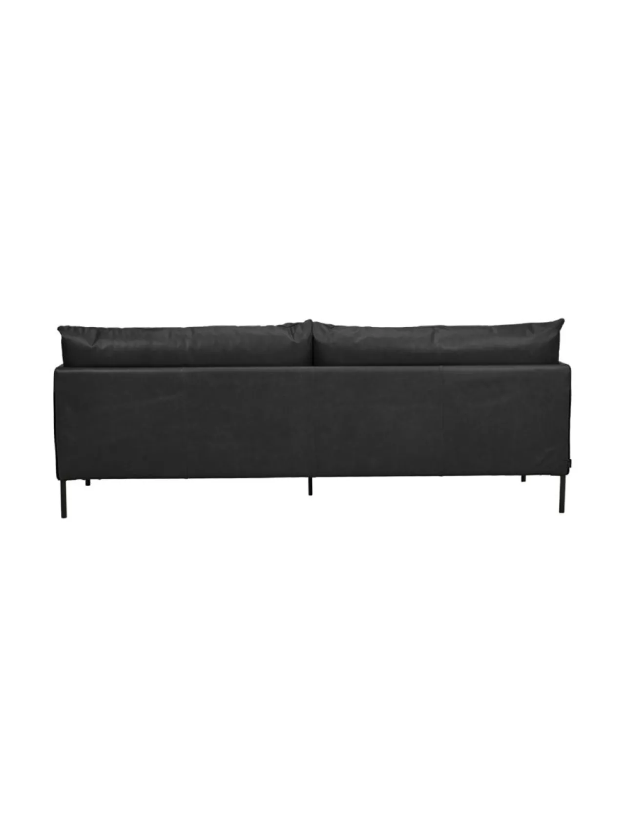 Sohvat & Nojatuolit<HT Collection Nordic -nahkasohva, 210 cm MUSTA