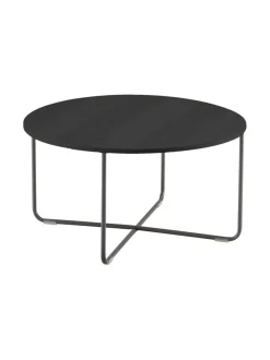Pöydät<HT Collection Nordic -sohvapöytä, Tumma ∅ 80 cm MUSTA