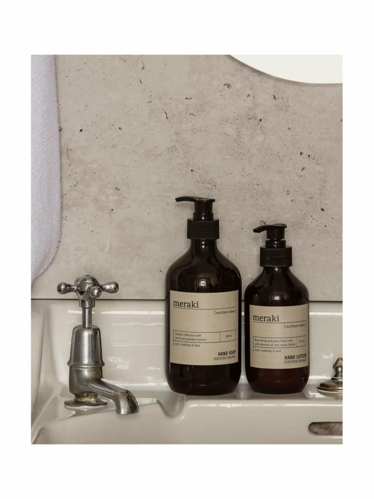 Vartalonhoito<Meraki Northern Dawn -käsivoide 275 ml BROWN