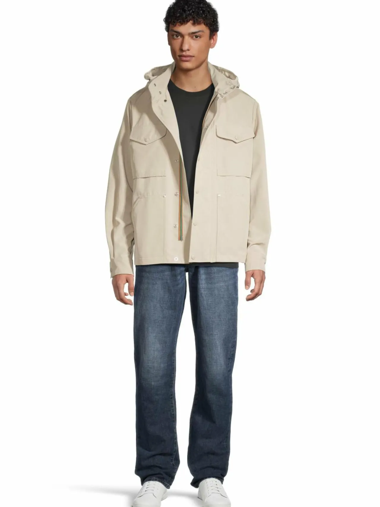 Takit<Moncler Noues Field -kevyttakki 204 STONE