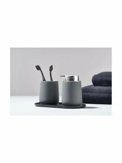 Kylpyhuonetarvikkeet<Zone Denmark Nova- saippua-annostelija 14 cm GREY