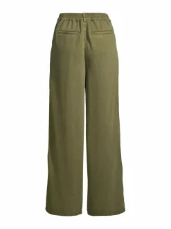 Housut<Object ObjFrame Lisa Wide -housut CAPULET OLIVE DETAIL:COL