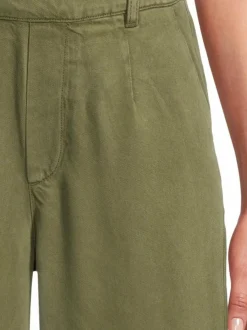 Housut<Object ObjFrame Lisa Wide -housut CAPULET OLIVE DETAIL:COL