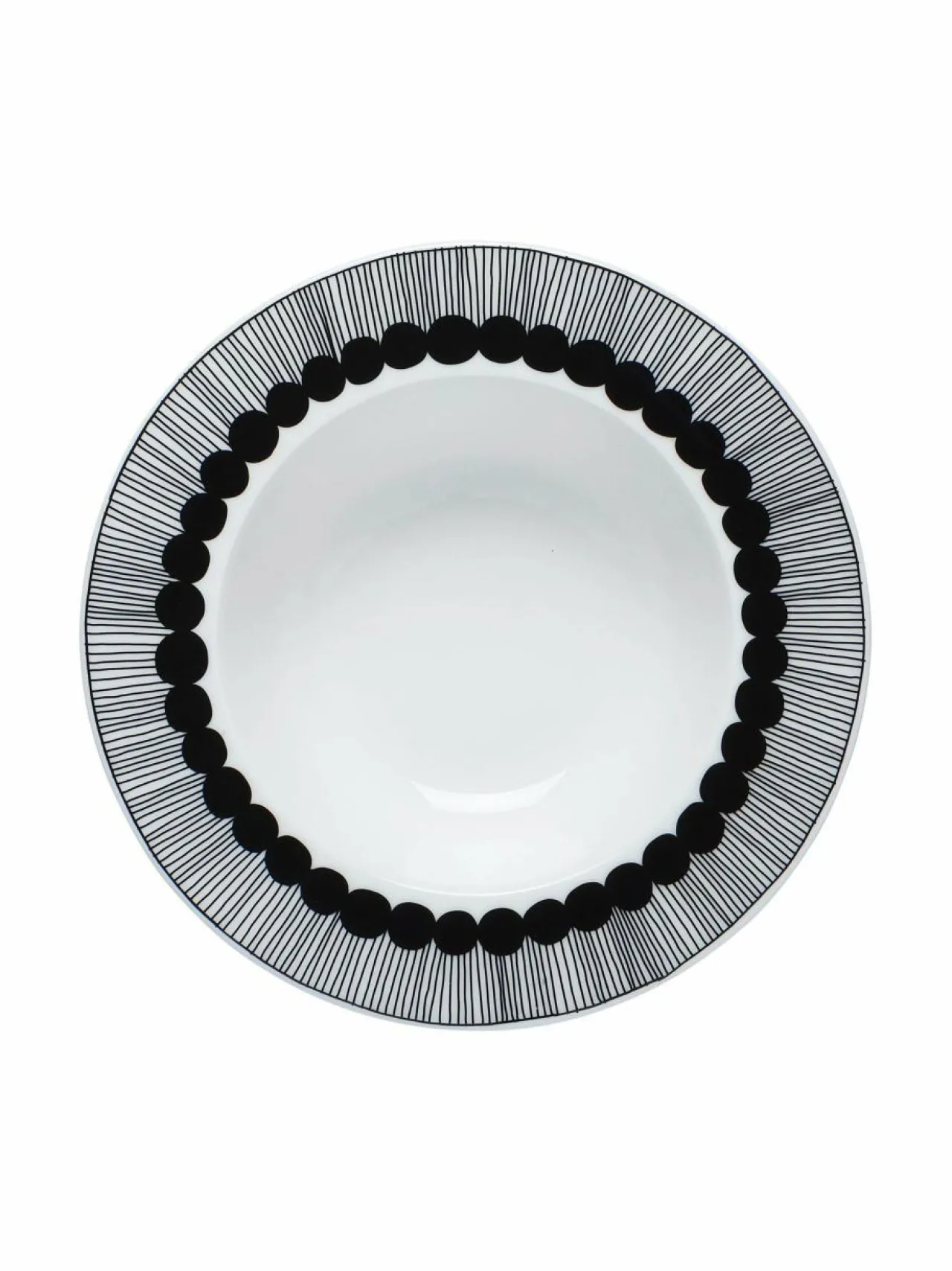 Marimekko Oiva / Siirtolapuutarha - syvä lautanen 20 cm^ Lautaset & Kulhot