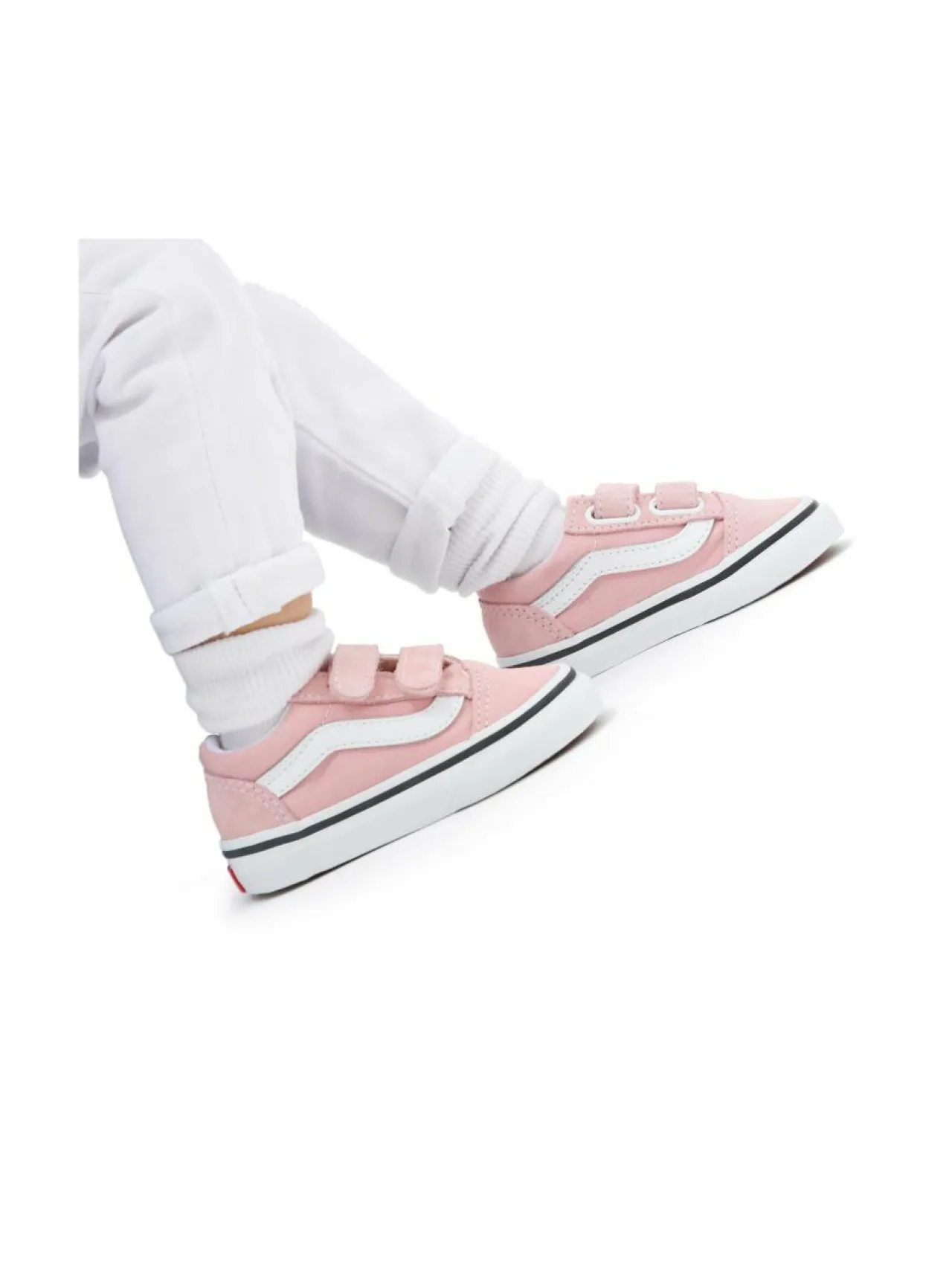 Ensiaskelkengät<Vans Old Skool -ensiaskelkengät POWDER PINK/TRUE WHITE