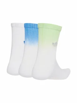 Urheiluasusteet<adidas Originals Ombre-sukat 3-pack JX5221 WHITE/PULLIM/BLUE