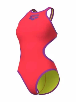 Uima-Asut|Uima-Asut<Arena One Biglogo -uimapuku 990 BRIGHT CORAL-PURPLE