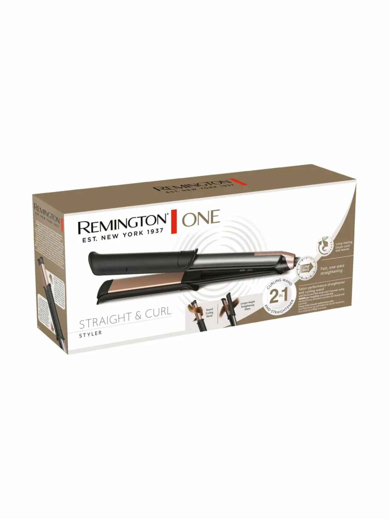 Hiustenhoitolaitteet|Hiustenhoito<Remington One Straight & Curl Hair Styler -muotoilurauta GREY