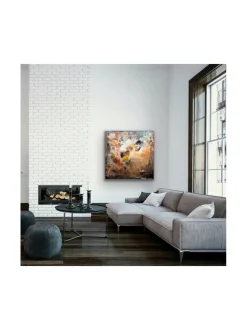Pia Rydman Art Onnen karnevaali - öljyvärimaalaus, 100x100 cm^ Taulut & Julisteet